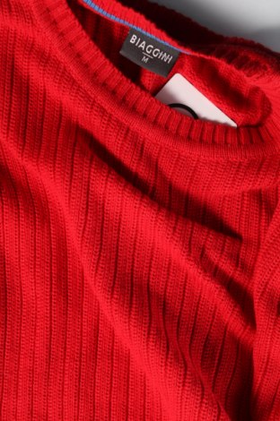 Мъжки пуловер Biaggini, Размер M, Цвят Червен, Цена 13,92 лв.