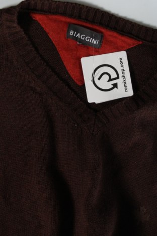 Мъжки пуловер Biaggini, Размер L, Цвят Кафяв, Цена 15,37 лв.
