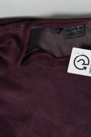 Мъжки пуловер Bpc Bonprix Collection, Размер L, Цвят Лилав, Цена 13,63 лв.