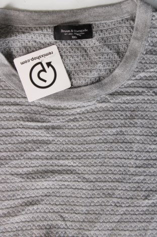 Мъжки пуловер Bruun & Stengade, Размер XXL, Цвят Сив, Цена 34,10 лв.