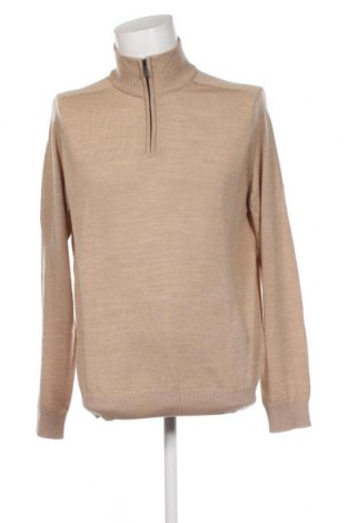 Мъжки пуловер Bruun & Stengade, Размер XL, Цвят Бежов, Цена 91,00 лв.