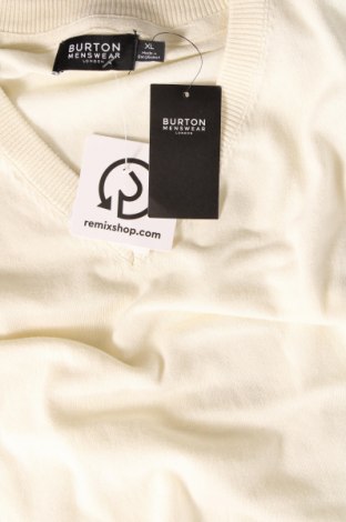 Męski sweter Burton of London, Rozmiar XL, Kolor ecru, Cena 43,10 zł