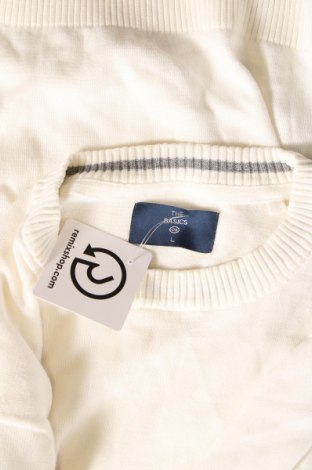 Męski sweter C&A, Rozmiar L, Kolor Biały, Cena 43,60 zł