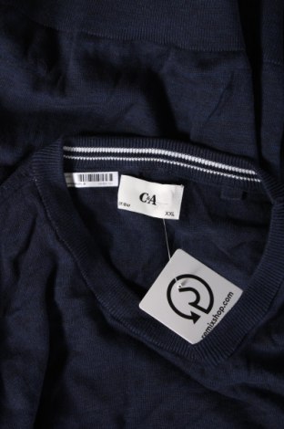 Ανδρικό πουλόβερ C&A, Μέγεθος XXL, Χρώμα Μπλέ, Τιμή 7,18 €