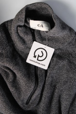 Herrenpullover C&A, Größe L, Farbe Grau, Preis € 7,49