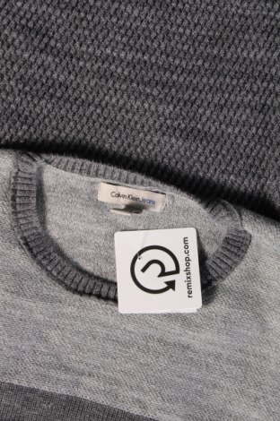 Herrenpullover Calvin Klein, Größe L, Farbe Grau, Preis 21,99 €