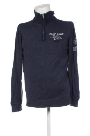 Herrenpullover Camp David, Größe M, Farbe Blau, Preis € 23,99