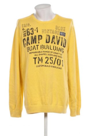 Pulover de bărbați Camp David, Mărime 3XL, Culoare Galben, Preț 203,95 Lei