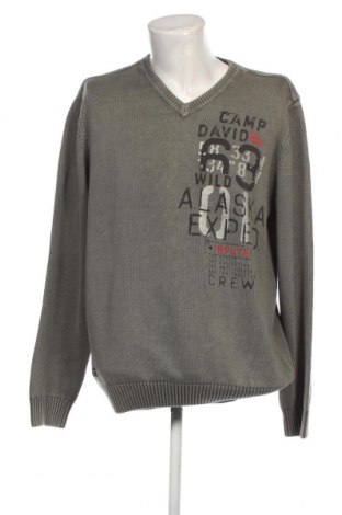 Ανδρικό πουλόβερ Camp David, Μέγεθος XXL, Χρώμα Πράσινο, Τιμή 50,51 €