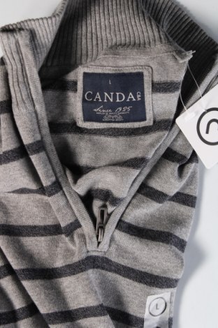 Ανδρικό πουλόβερ Canda, Μέγεθος L, Χρώμα Γκρί, Τιμή 9,51 €