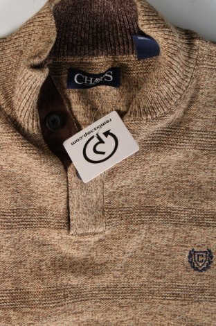 Мъжки пуловер Chaps, Размер M, Цвят Бежов, Цена 15,37 лв.