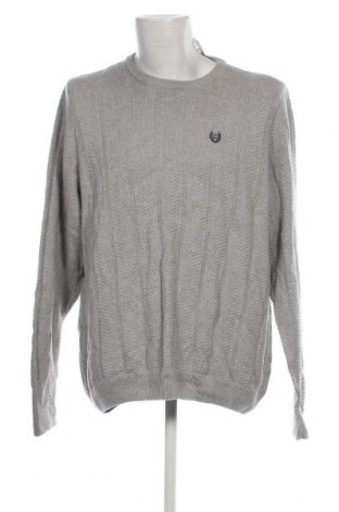 Мъжки пуловер Chaps, Размер XXL, Цвят Сив, Цена 15,37 лв.