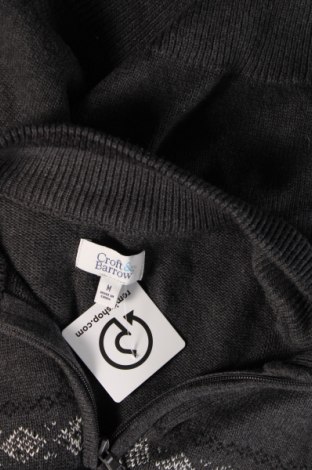 Мъжки пуловер Croft & Barrow, Размер M, Цвят Сив, Цена 12,18 лв.