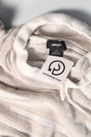 Pulover de bărbați DKNY, Mărime L, Culoare Bej, Preț 252,63 Lei