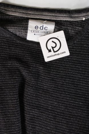 Мъжки пуловер Edc By Esprit, Размер L, Цвят Сив, Цена 11,99 лв.