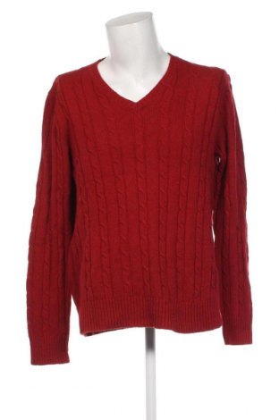 Мъжки пуловер Eddie Bauer, Размер L, Цвят Червен, Цена 49,60 лв.