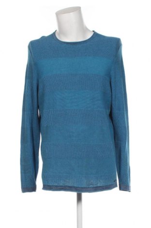 Ανδρικό πουλόβερ Engbers, Μέγεθος L, Χρώμα Μπλέ, Τιμή 43,30 €