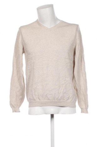 Мъжки пуловер Finshley&Harding, Размер L, Цвят Екрю, Цена 18,02 лв.