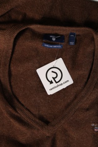 Мъжки пуловер Gant, Размер XXL, Цвят Кафяв, Цена 57,60 лв.