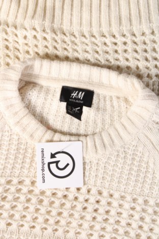 Herrenpullover H&M, Größe M, Farbe Ecru, Preis € 11,30