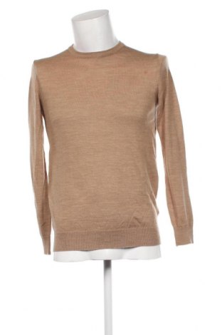 Ανδρικό πουλόβερ H&M, Μέγεθος S, Χρώμα  Μπέζ, Τιμή 7,53 €