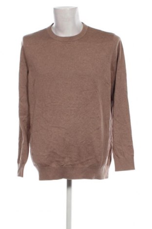 Мъжки пуловер H&M, Размер L, Цвят Кафяв, Цена 25,76 лв.