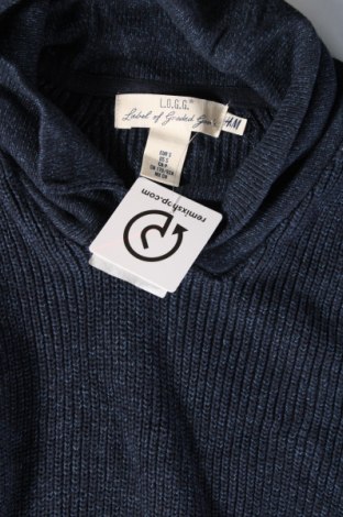 Ανδρικό πουλόβερ H&M L.O.G.G., Μέγεθος S, Χρώμα Μπλέ, Τιμή 8,07 €