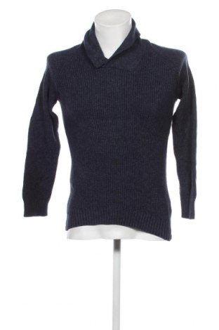Мъжки пуловер H&M L.O.G.G., Размер S, Цвят Син, Цена 13,05 лв.