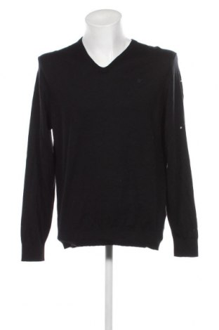 Мъжки пуловер Hackett, Размер XXL, Цвят Черен, Цена 48,00 лв.