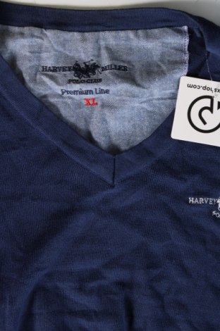 Ανδρικό πουλόβερ Harvey Miller, Μέγεθος XL, Χρώμα Μπλέ, Τιμή 19,79 €