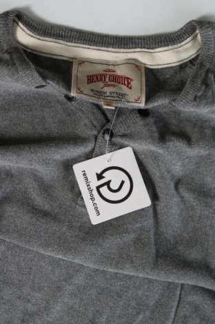 Ανδρικό πουλόβερ Henry Choice, Μέγεθος M, Χρώμα Γκρί, Τιμή 8,07 €