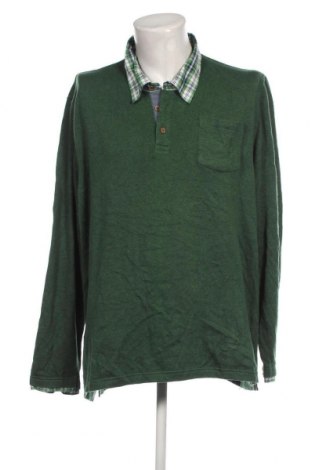 Мъжки пуловер Henson & Henson, Размер XXL, Цвят Зелен, Цена 17,11 лв.
