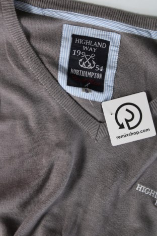 Ανδρικό πουλόβερ Highland, Μέγεθος XL, Χρώμα Γκρί, Τιμή 8,97 €