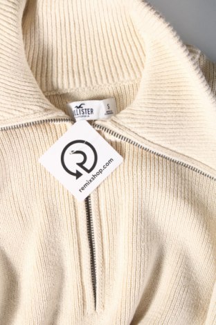 Ανδρικό πουλόβερ Hollister, Μέγεθος S, Χρώμα Εκρού, Τιμή 15,88 €