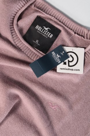 Męski sweter Hollister, Rozmiar XL, Kolor Różowy, Cena 98,52 zł