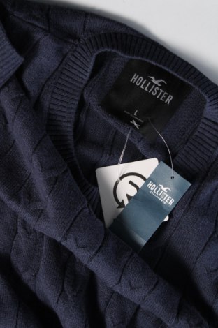 Pulover de bărbați Hollister, Mărime L, Culoare Albastru, Preț 113,98 Lei