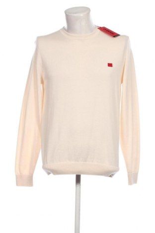 Ανδρικό πουλόβερ Hugo Boss, Μέγεθος L, Χρώμα Εκρού, Τιμή 65,47 €