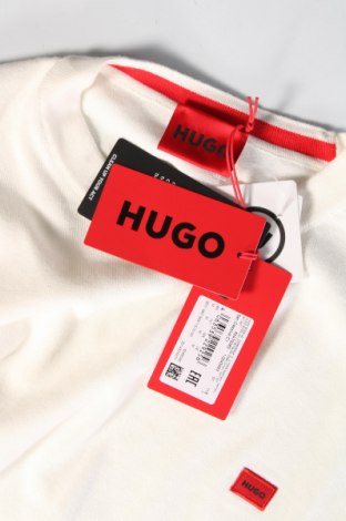 Herrenpullover Hugo Boss, Größe M, Farbe Ecru, Preis € 61,54