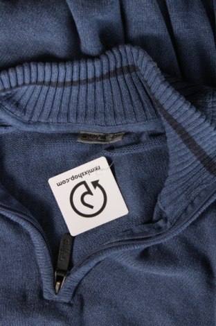 Ανδρικό πουλόβερ Identic, Μέγεθος 4XL, Χρώμα Μπλέ, Τιμή 12,56 €