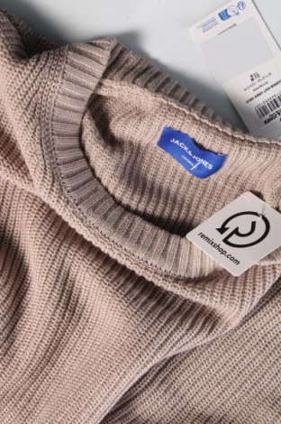 Ανδρικό πουλόβερ Jack & Jones, Μέγεθος M, Χρώμα  Μπέζ, Τιμή 22,96 €