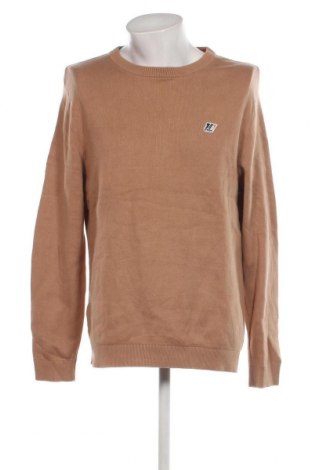 Męski sweter Jack & Jones, Rozmiar XXL, Kolor Brązowy, Cena 45,99 zł