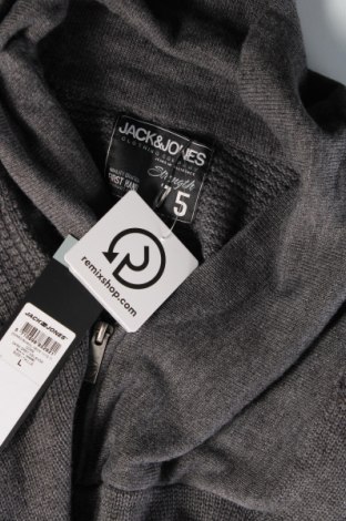Ανδρικό πουλόβερ Jack & Jones, Μέγεθος L, Χρώμα Γκρί, Τιμή 24,50 €