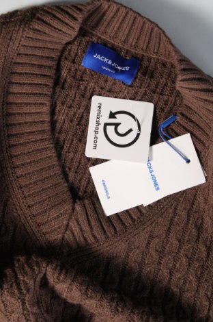 Ανδρικό πουλόβερ Jack & Jones, Μέγεθος L, Χρώμα Καφέ, Τιμή 24,49 €