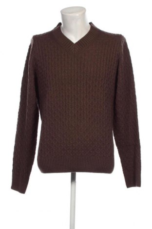 Мъжки пуловер Jack & Jones, Размер L, Цвят Кафяв, Цена 56,43 лв.