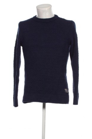Ανδρικό πουλόβερ Jack & Jones, Μέγεθος L, Χρώμα Μπλέ, Τιμή 12,68 €