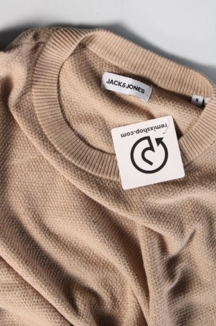 Ανδρικό πουλόβερ Jack & Jones, Μέγεθος S, Χρώμα  Μπέζ, Τιμή 21,94 €