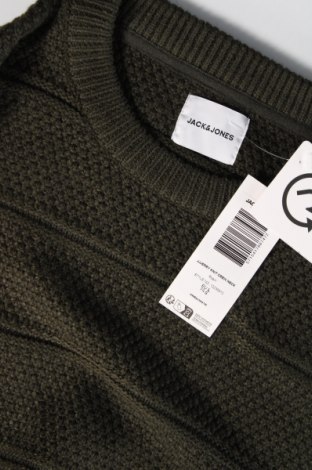 Ανδρικό πουλόβερ Jack & Jones, Μέγεθος L, Χρώμα Πράσινο, Τιμή 22,96 €