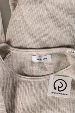 Ανδρικό πουλόβερ Jack & Jones, Μέγεθος L, Χρώμα  Μπέζ, Τιμή 12,68 €