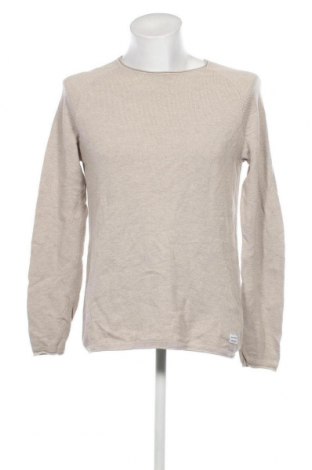 Herrenpullover Jack & Jones, Größe M, Farbe Beige, Preis 9,99 €