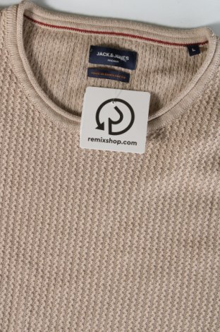 Pánsky sveter  Jack & Jones PREMIUM, Veľkosť L, Farba Béžová, Cena  10,22 €
